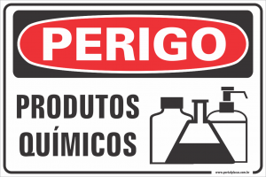 Placa - produtos químicos (PS)PLÁSTICO   LAMINAÇÃO  